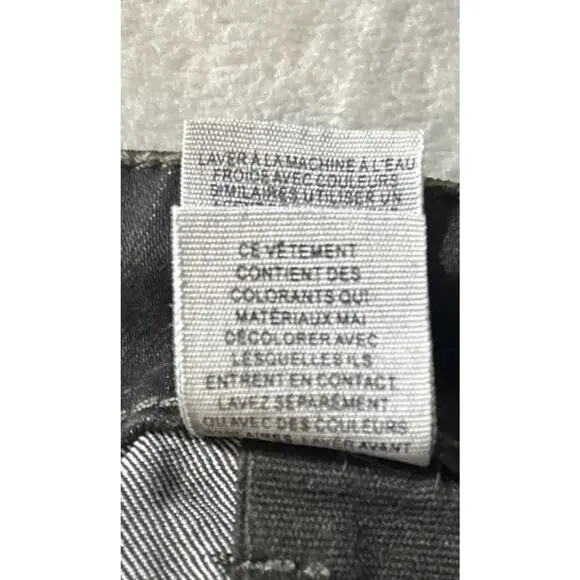 Free People Womens 27 Black Flared Legs Jeans Y2K Retro Boho Hippie USA - Picture 13 of 14